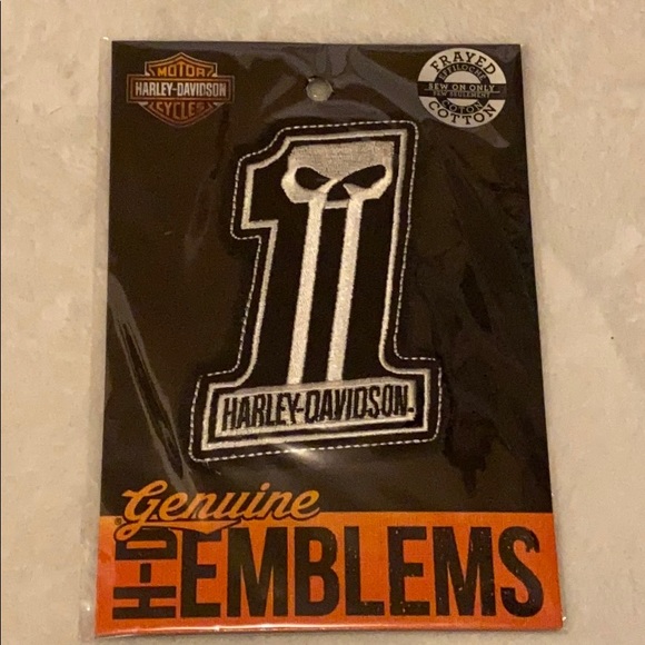 Harley-Davidson Accessories - Harley Davidson Willie G skull number 1 patch